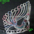 Vente en gros bon marché de la Saint-Valentin Pageant Couronnes Tiara grande couronne de concours